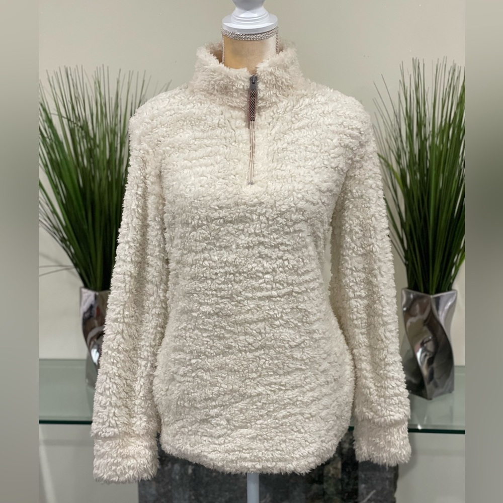 SOLD!!! Weatherproof Vintage brand Sherpa Pullover M